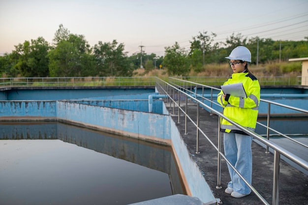 Milieutechnici werken bij afvalwaterzuiveringsinstallaties Watervoorzieningstechnici werken bij waterrecyclinginstallaties voor hergebruik