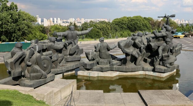 Militair monument in Kiev, Oekraïne