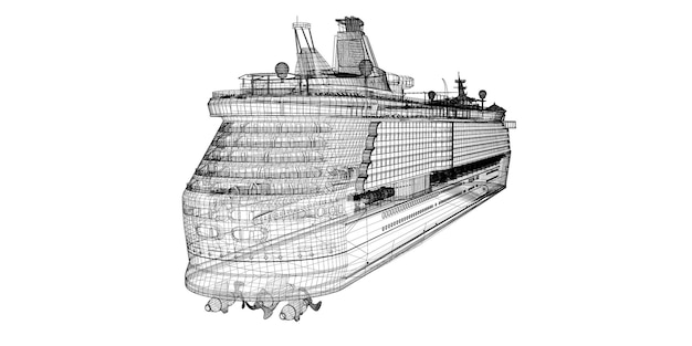 Militair tankmodel, carrosseriestructuur, draadmodel