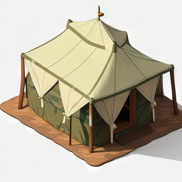 Foto militaire camouflage tent