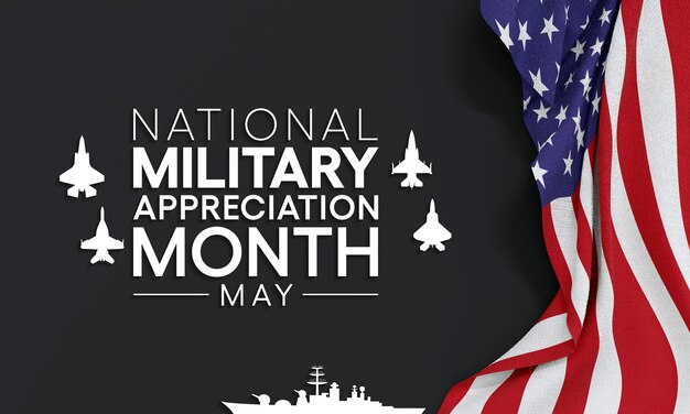 Photo military appreciation month nmam is celebrated every year in may