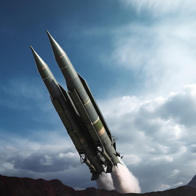 Foto missile balistico militare