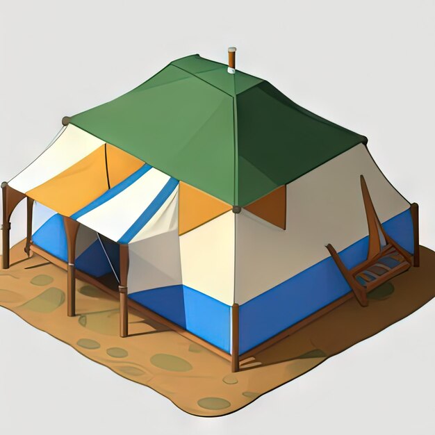 Military Camo Tent