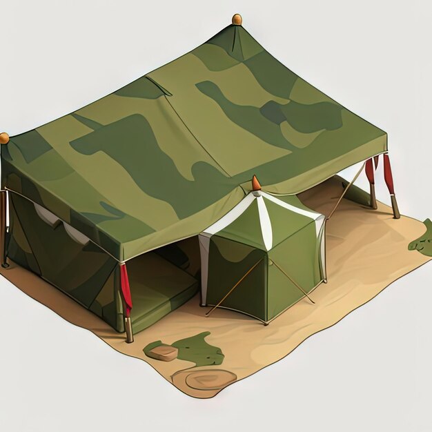 Military Camo Tent