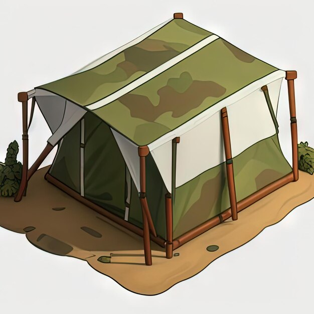 Military Camo Tent