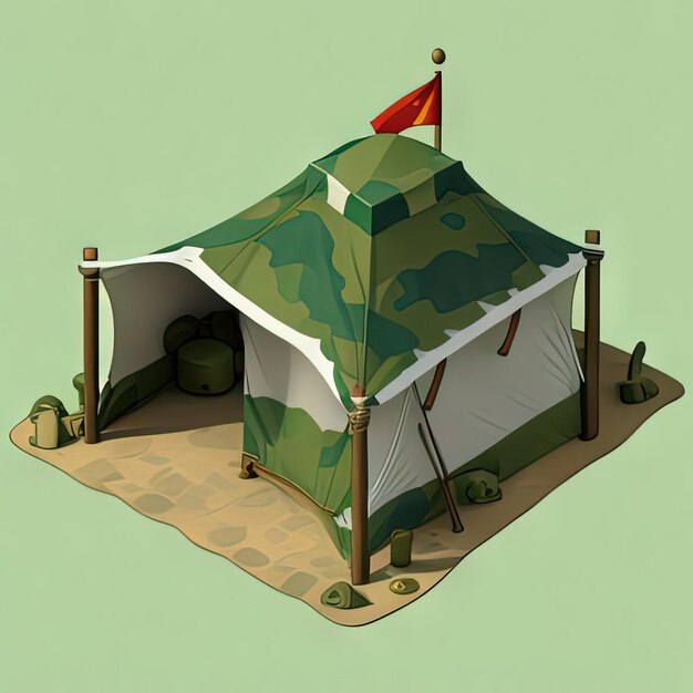 Military Camo Tent