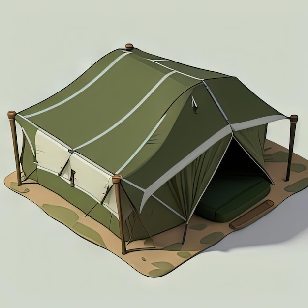 Военная палатка камуфляжа
