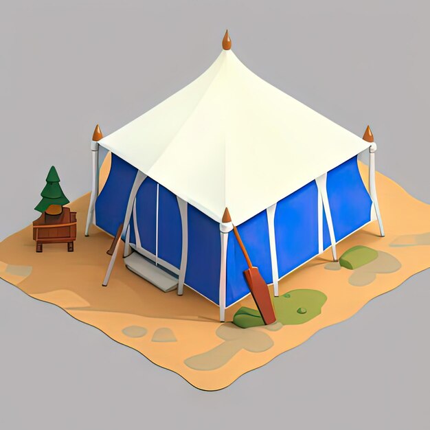 Military Camo Tent