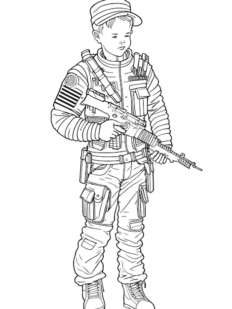 Military coloring pages