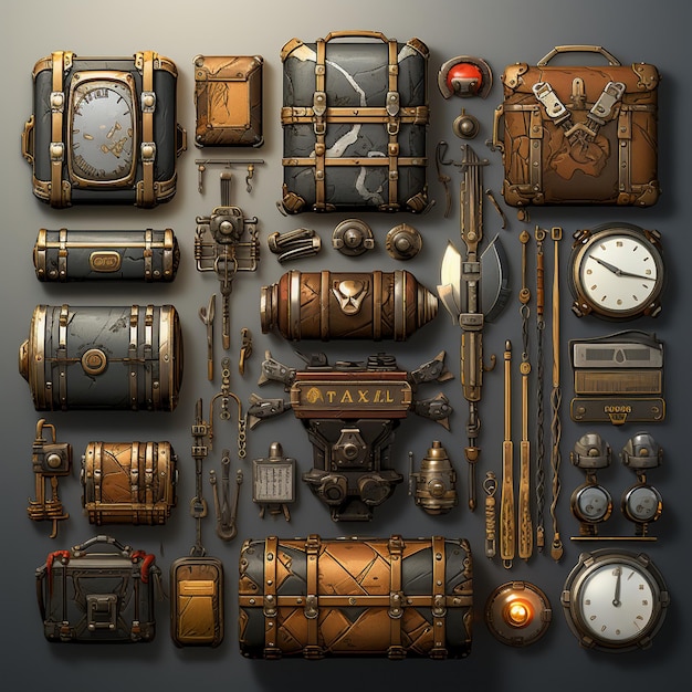 Photo military game assets