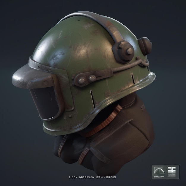 Photo military helmet