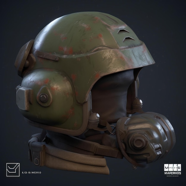 Photo military helmet