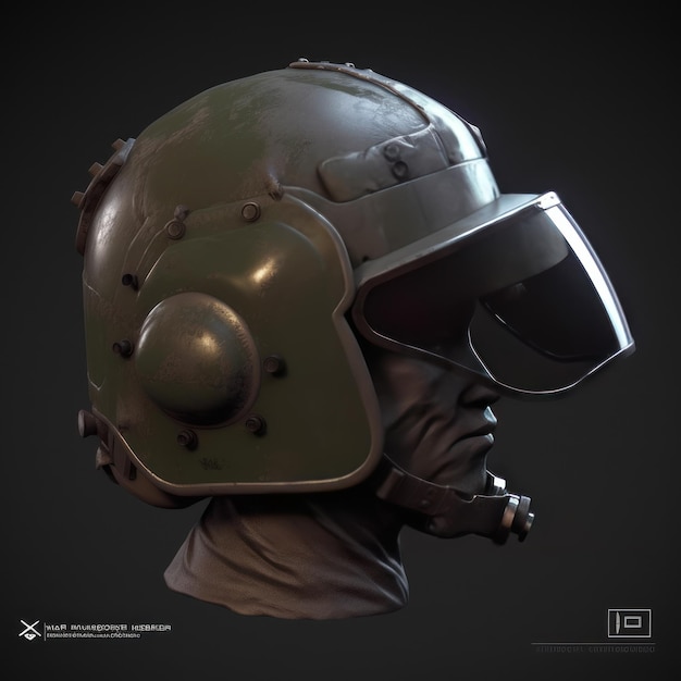 Photo military helmet