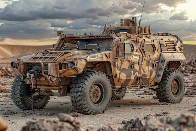 Military off road car