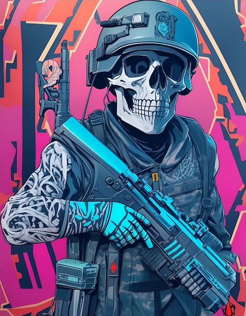 military skull