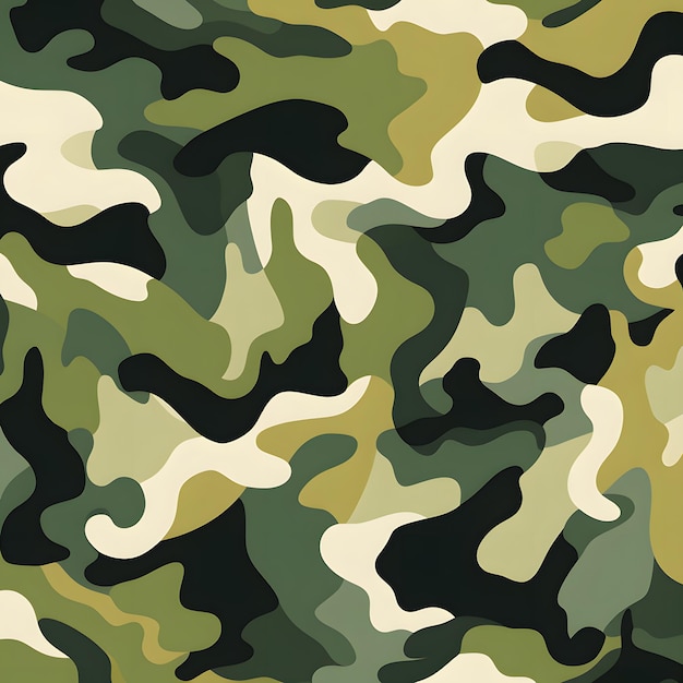 Military summer camo pattern