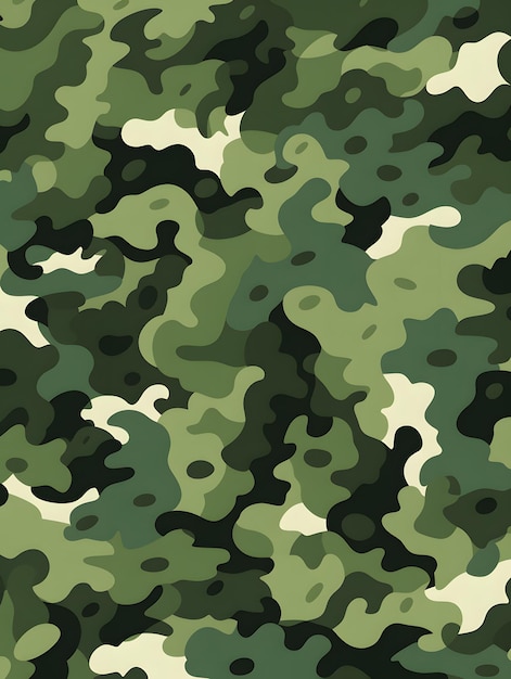 Military summer camo pattern