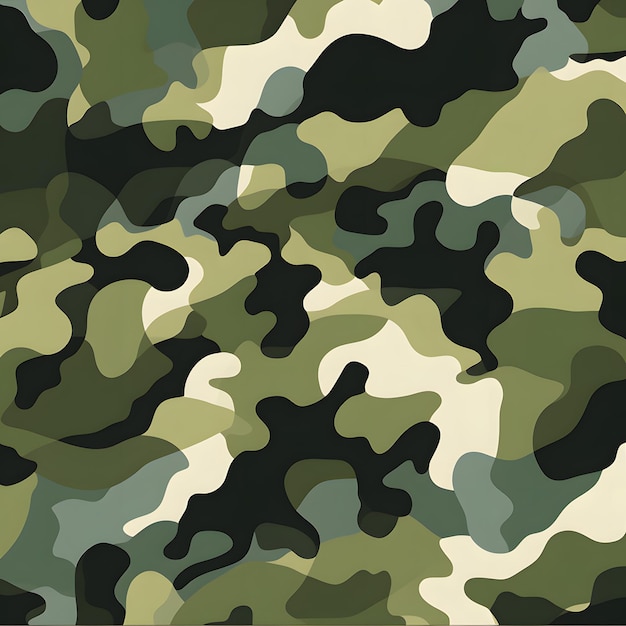 Military summer camo pattern