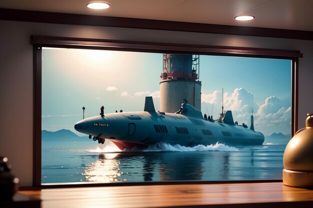 写真 軍用兵器 核潜水艦 戦争兵器 深海 戦艦 ウォールペーパー 背景
