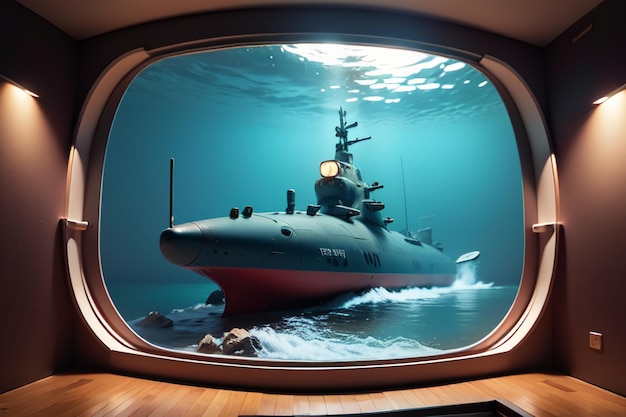 軍用兵器 核潜水艦 戦争兵器 深海 戦艦 ウォールペーパー 背景