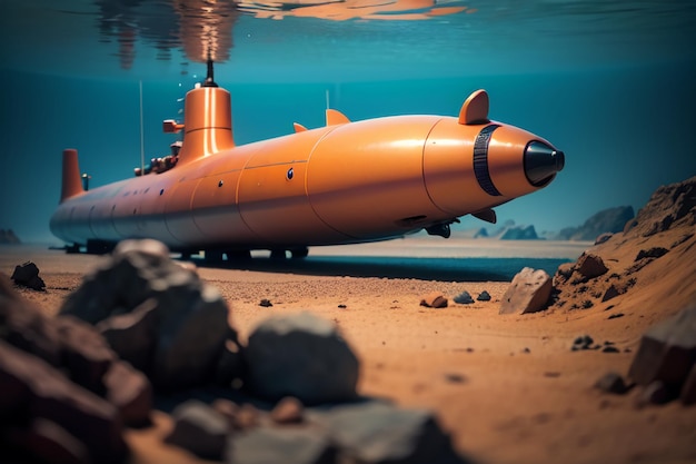 Foto arma militare sottomarino nucleare arma di guerra in mare profondo sottomarino corazzato sfondo carta da parati