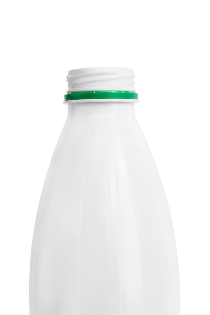 Photo milk bottle closeup