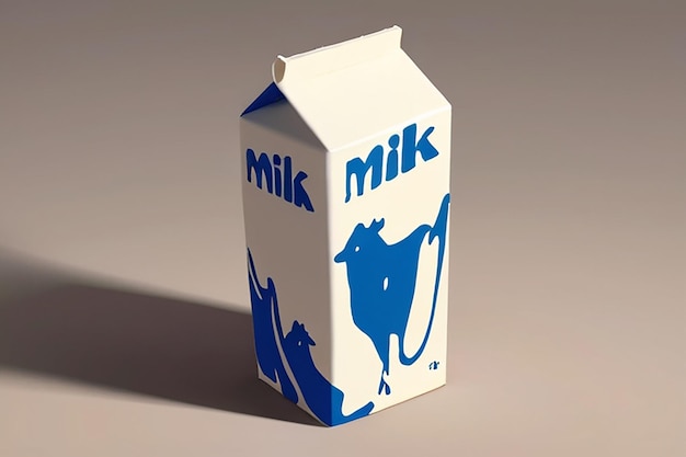 Photo milk carton