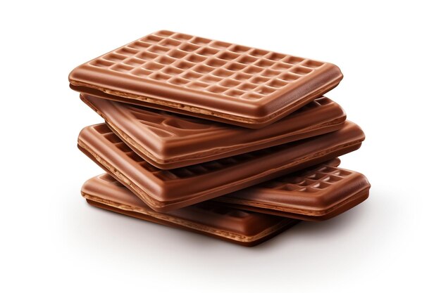 Milk Chocolate Wafer Design Element for Food Generative AI