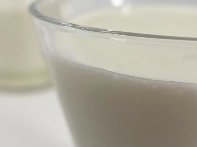 Milk in glass or bottle for world milk day photo