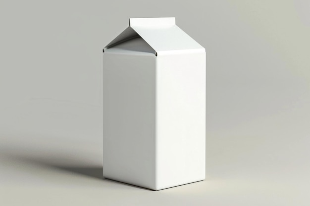 Milk packaging mock up