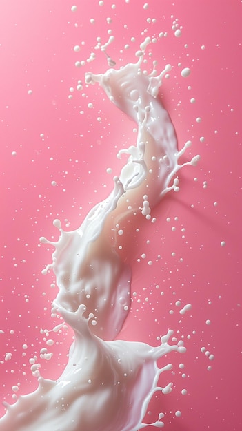 Milk splash background