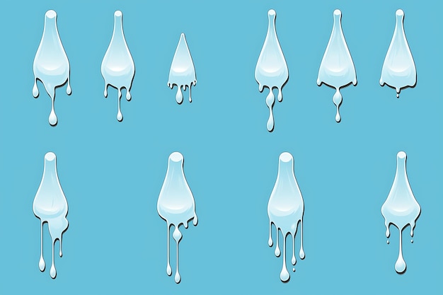 Milk splash sequence animation sprite sheet dri