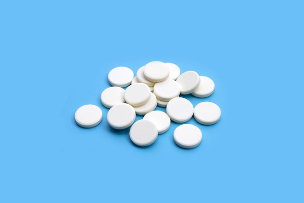 Milk tablet White round candy