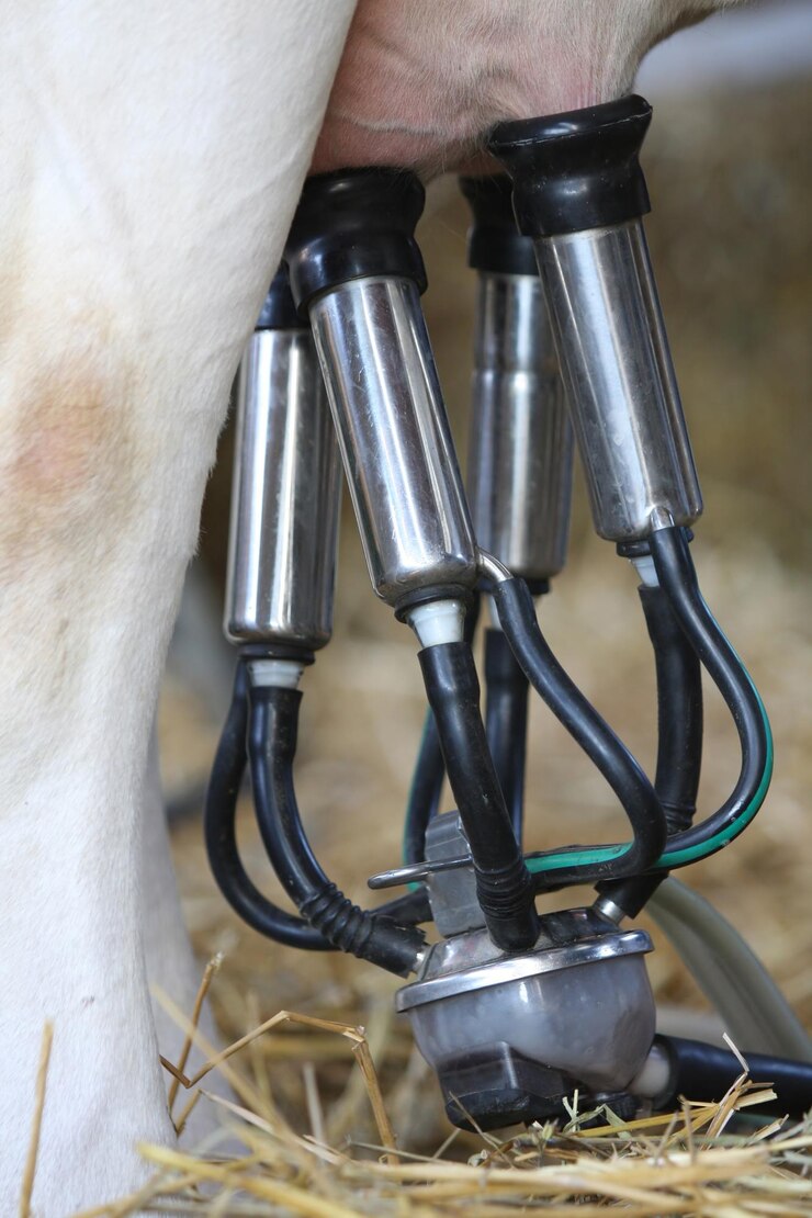 Photo milking machines