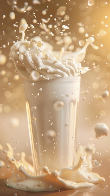 Milkshake Blending and Pouring Animation