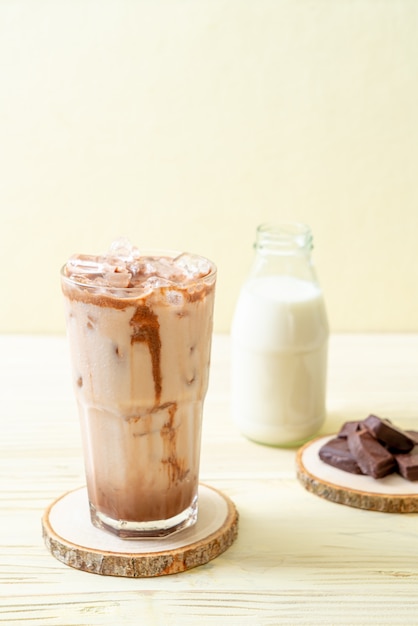 Milkshake drankje met chocolade