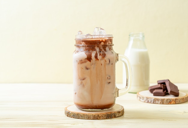 Milkshake drankje met chocolade