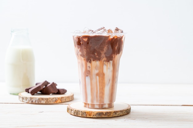 Milkshake drankje met chocolade