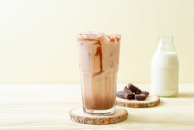 Milkshake drankje met chocolade