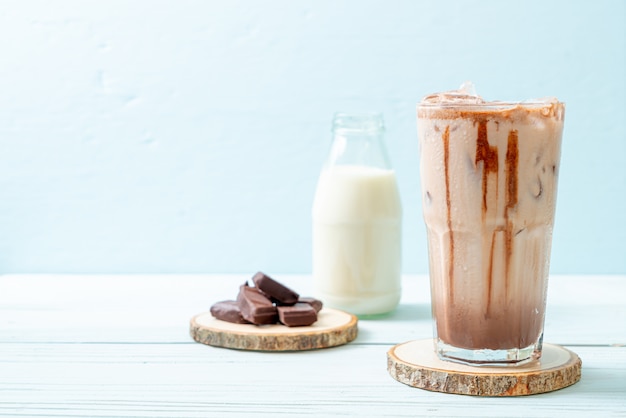 Milkshake drankje met chocolade