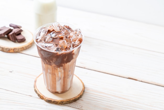 Milkshake drankje met chocolade