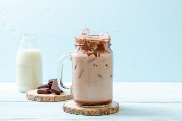 Milkshake drankje met chocolade