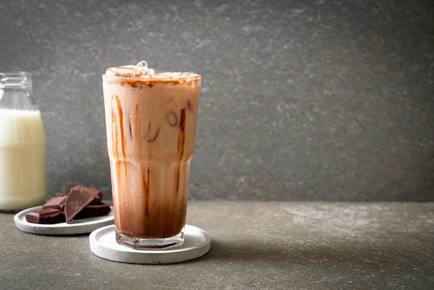 Milkshake drankje met chocolade