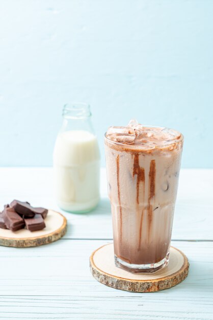 Milkshake drankje met chocolade