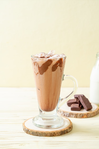 Milkshake drankje met chocolade