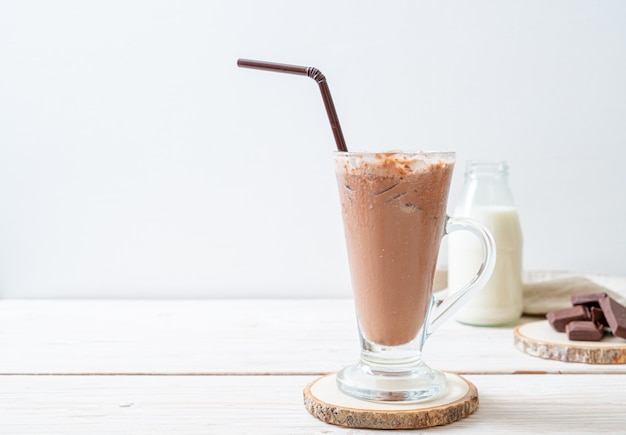 Milkshake drankje met chocolade