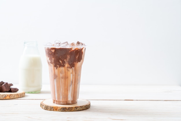 Milkshake drankje met chocolade