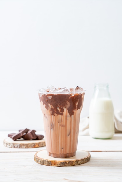 Milkshake drankje met chocolade