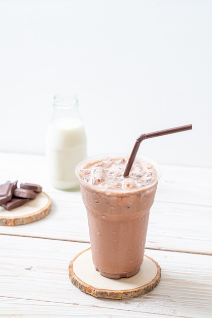 Milkshake drankje met chocolade