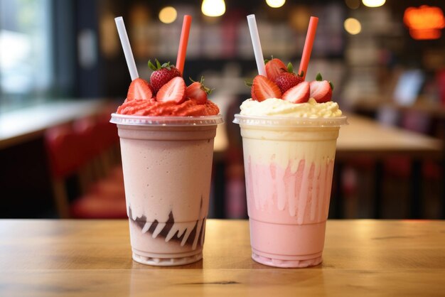 milkshake drink concept